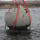 Wikipedia globe at Lake Sevan 13
